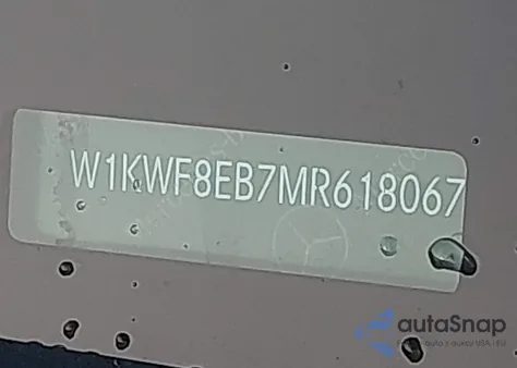 2021 Mercedes-Benz C 300 4Matic из США, поврежденный, VIN W1KWF8EB7MR618067